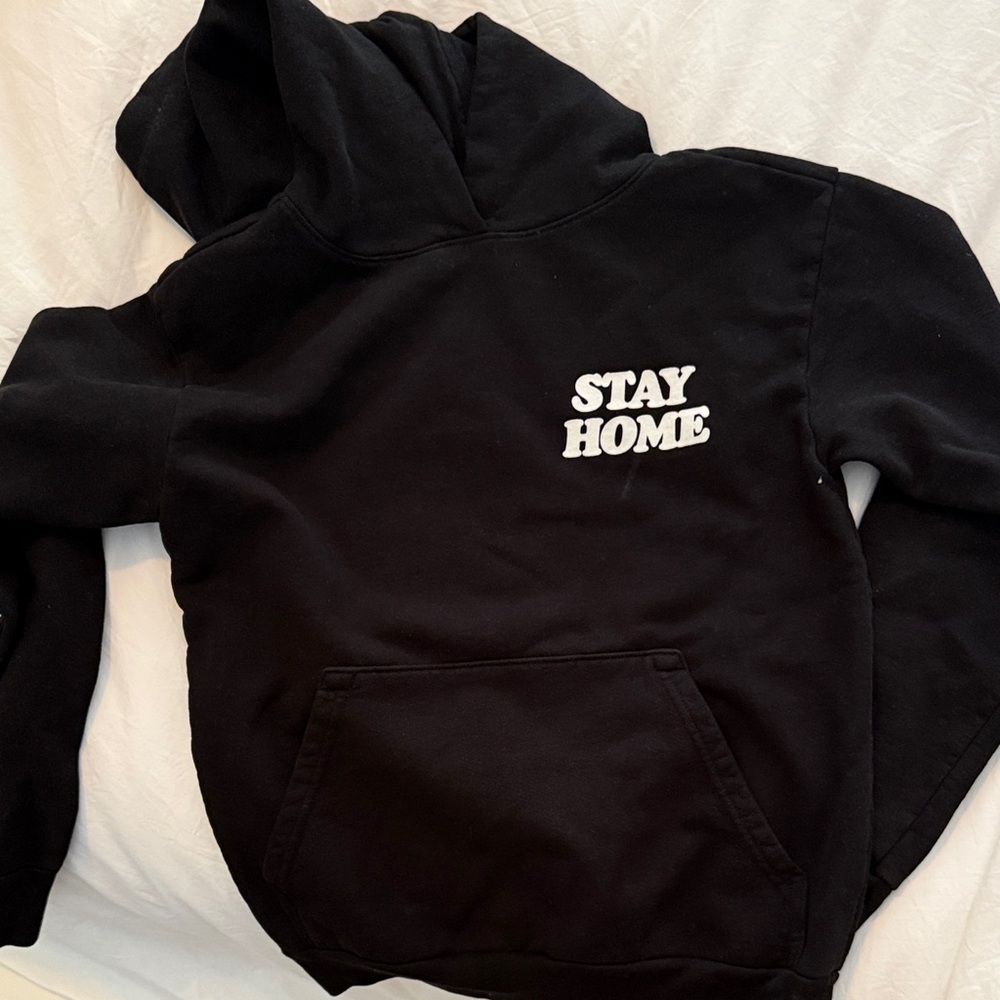 TALENTLESS Black Hoodie with White Statement size XS - Picture 3 of 3